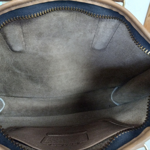 Coach Bonnie Cashin 1960-1970s, Portfolio, Slim-Zip bag in Putty. - Picture 11 of 14